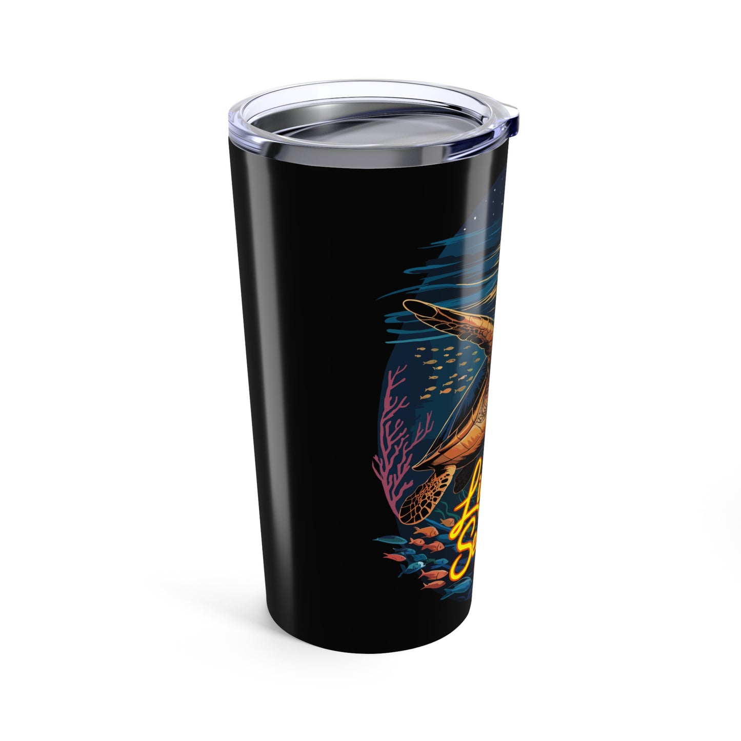 SoliVisk Coastal Collection “Lights Out for Sea Turtles” 20oz Insulated Tumble