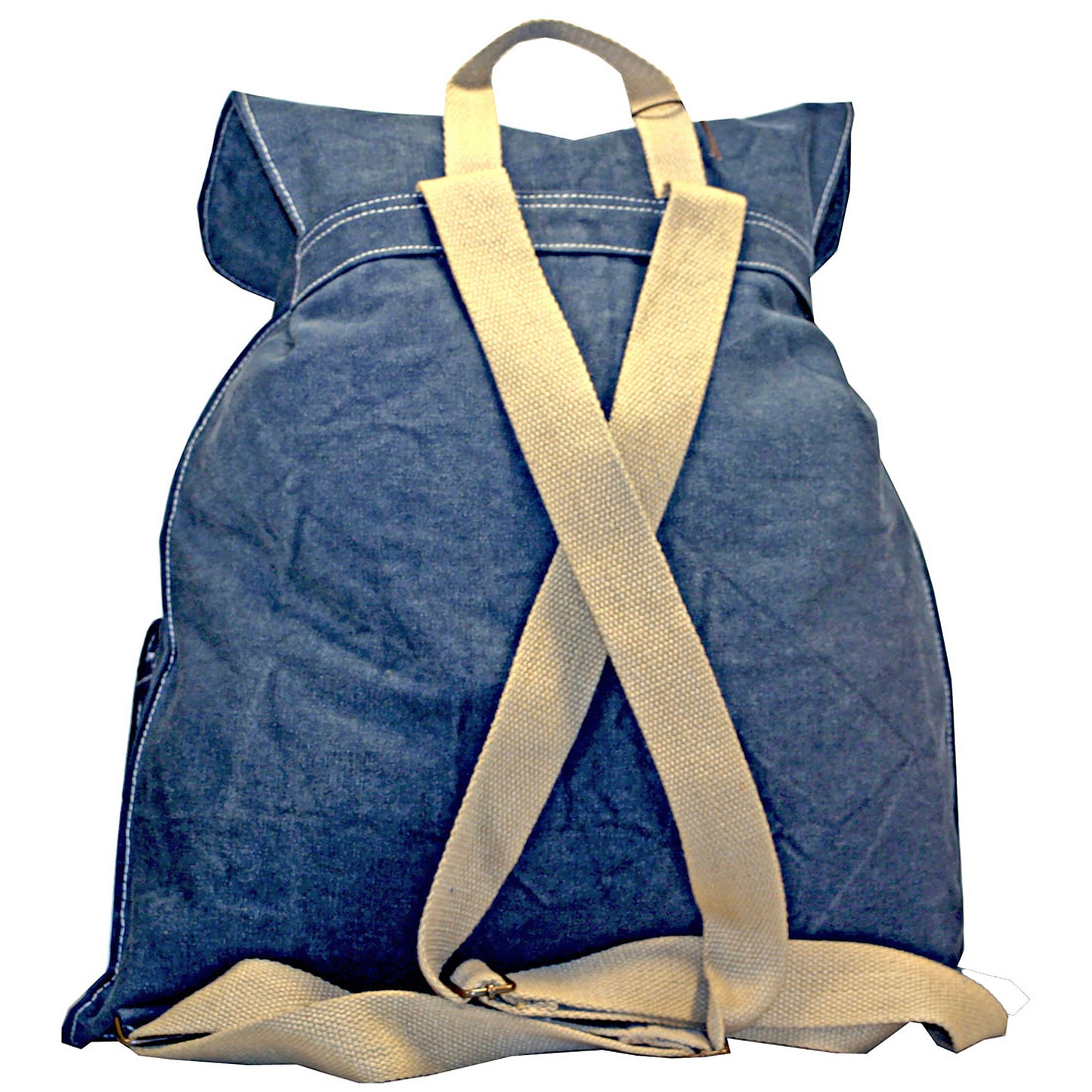 Men’s Navy Heavy Cotton Canvas Sailors Outdoor Backpack