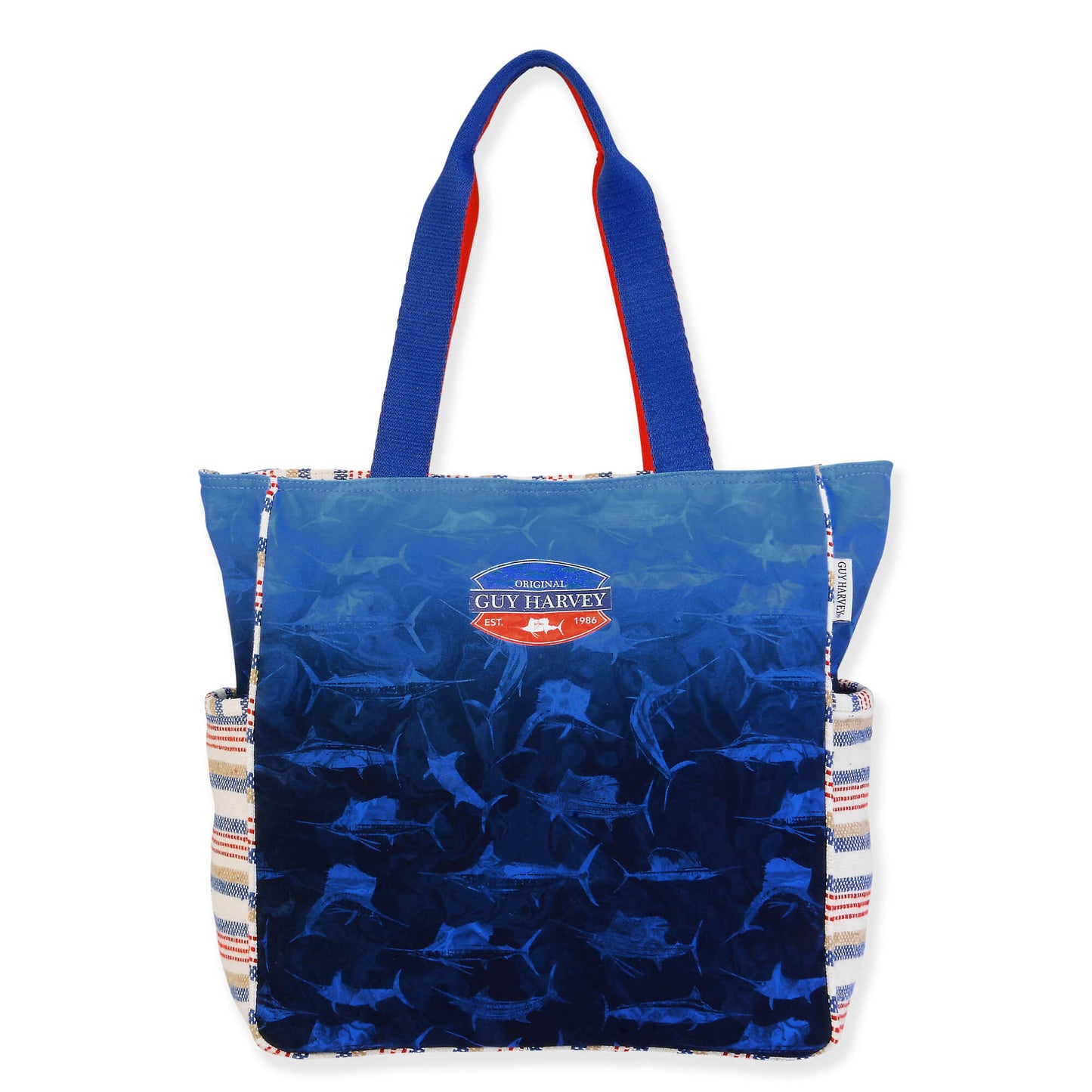 Guy Harvey Marble Marlin Shoulder Tote Bag