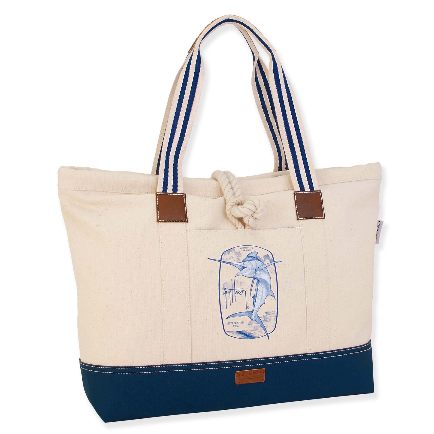 Guy Harvey Celeste Large Tote Bag with Leather Accents