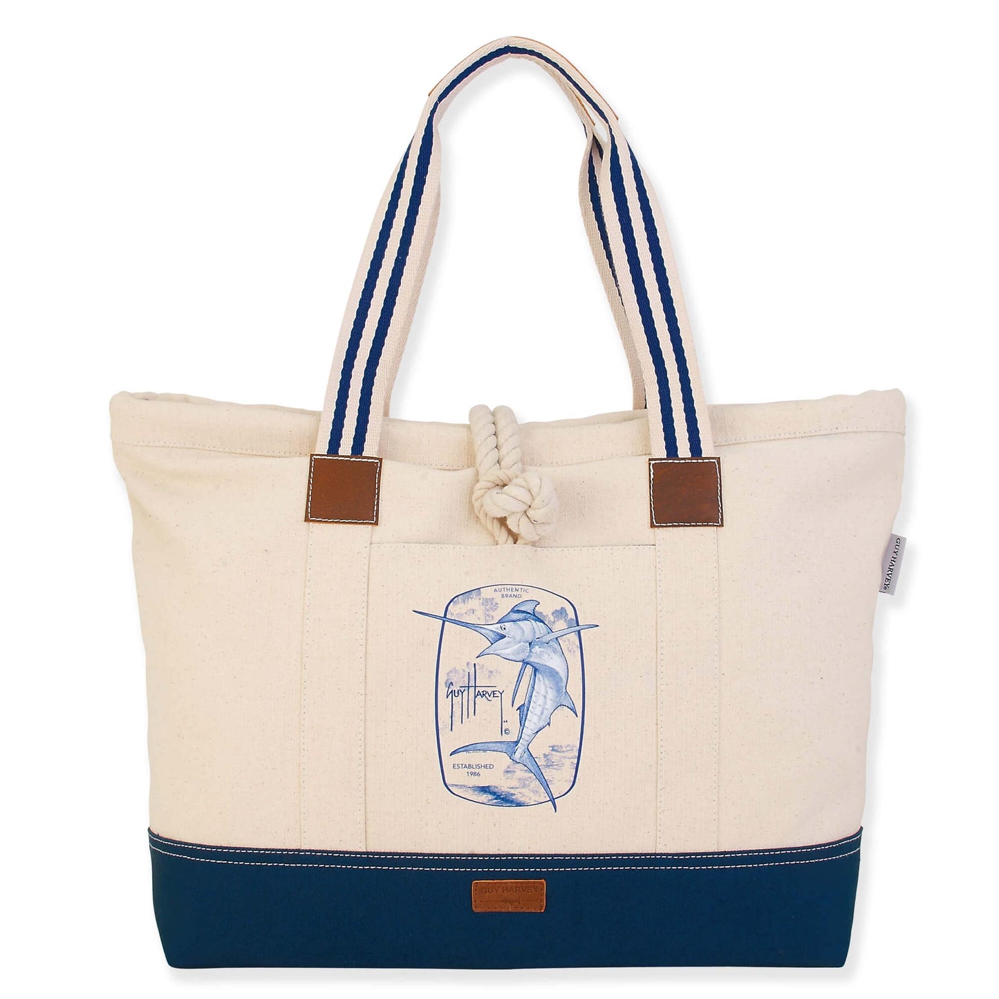 Guy Harvey Celeste Large Tote Bag with Leather Accents