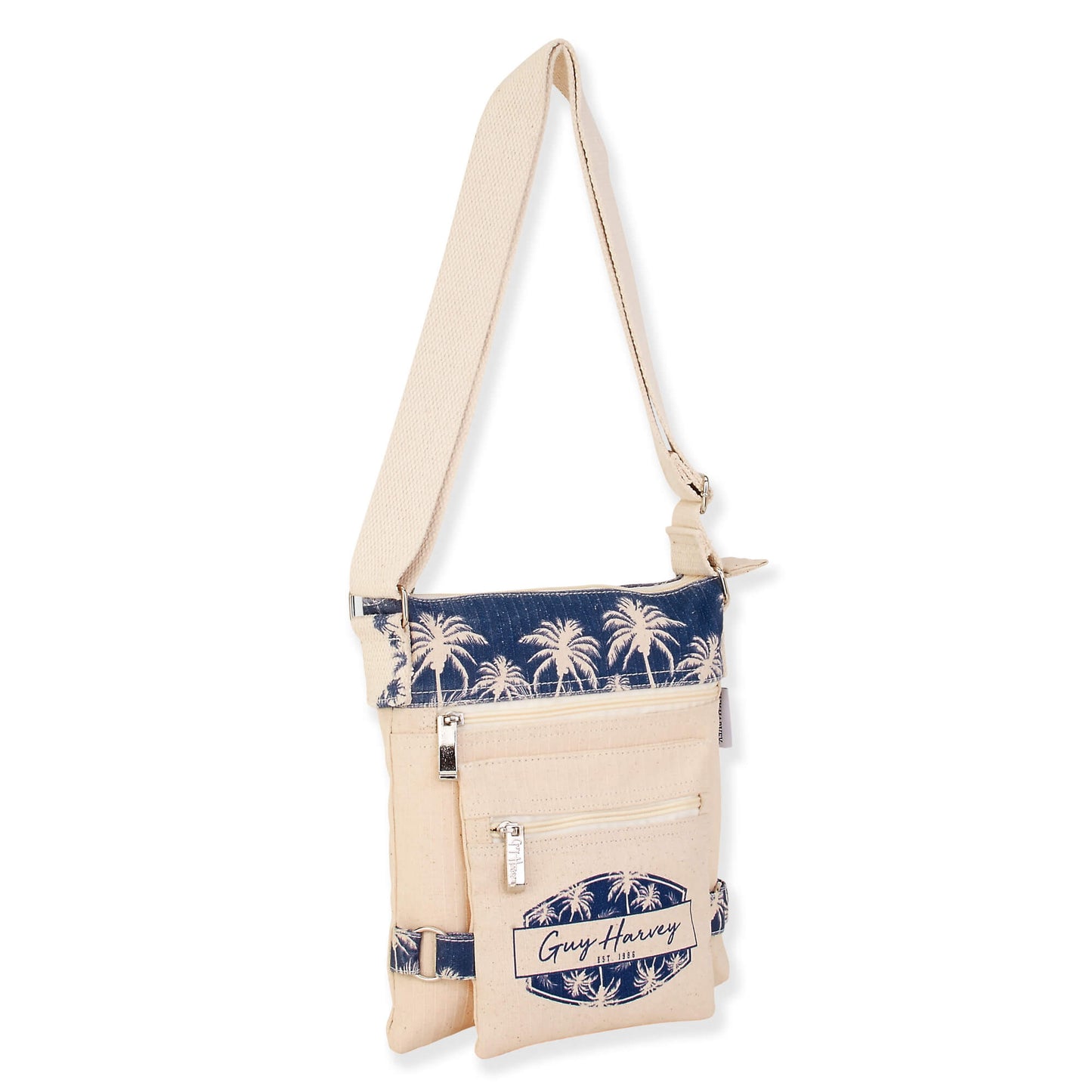 Guy Harvey Nyla Tropical Palms Crossbody Bag