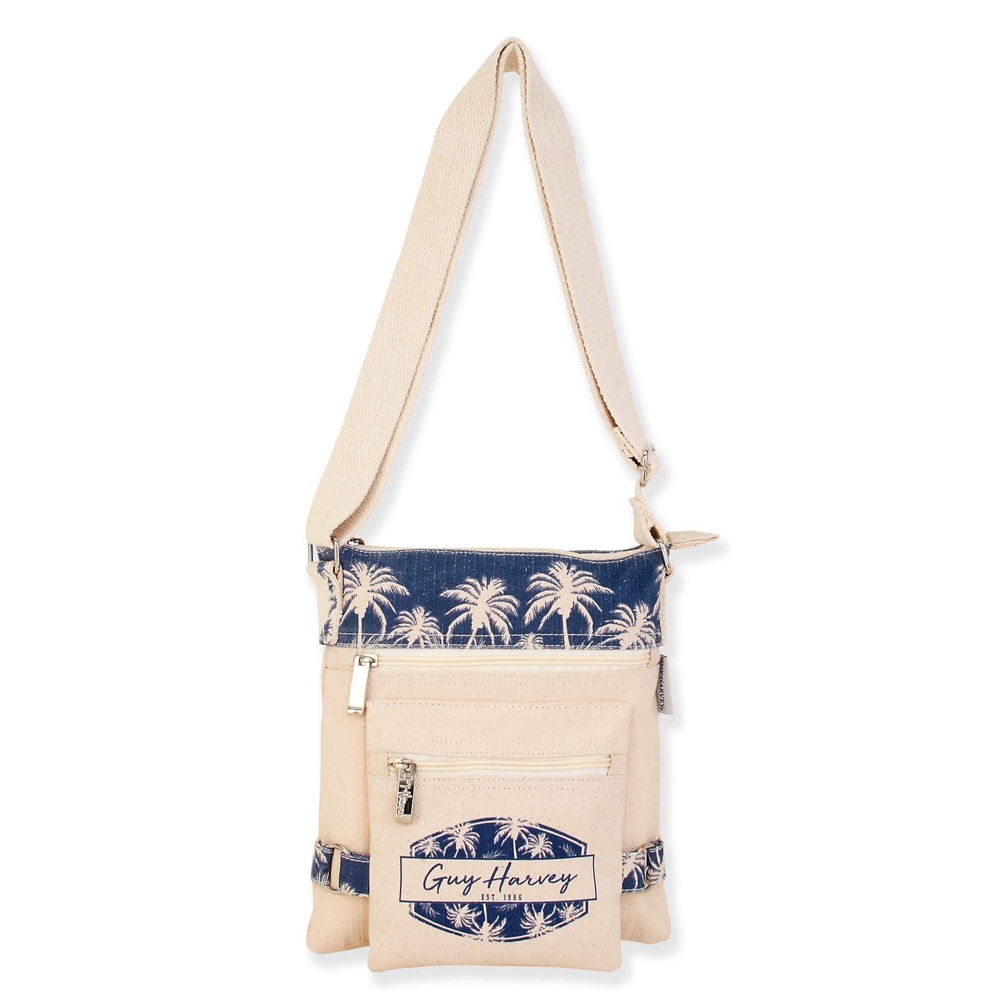 Guy Harvey Nyla Tropical Palms Crossbody Bag