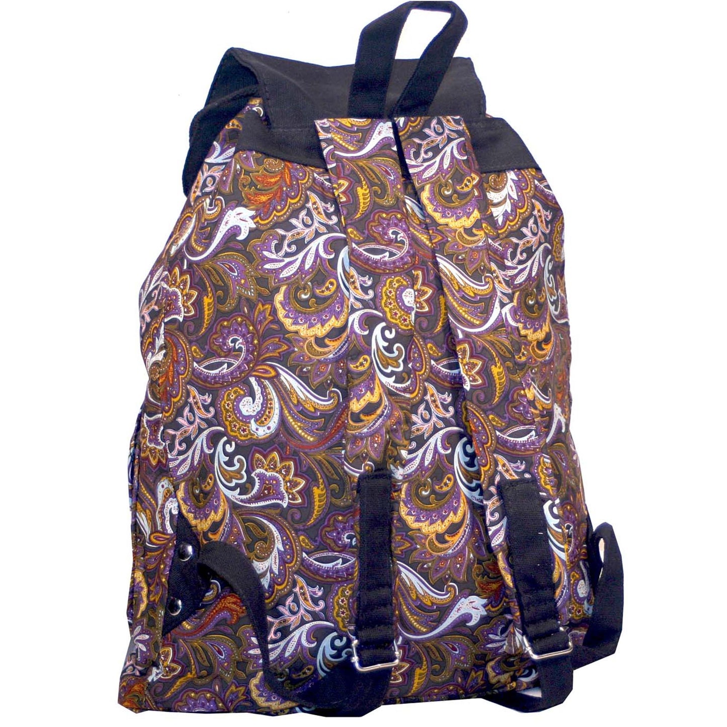 Paisley Passion Boho Hippie Floral Daypack Backpack