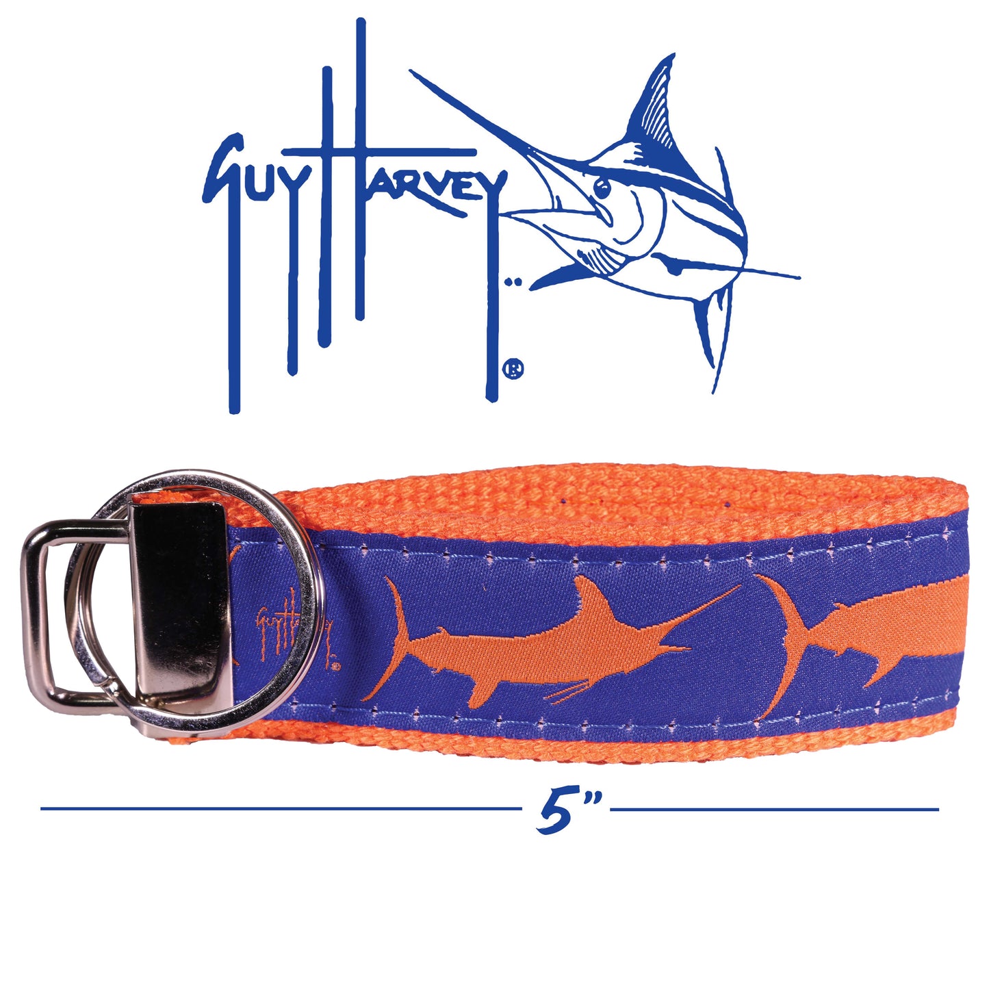 Guy Harvey Orange Marlin Keyring
