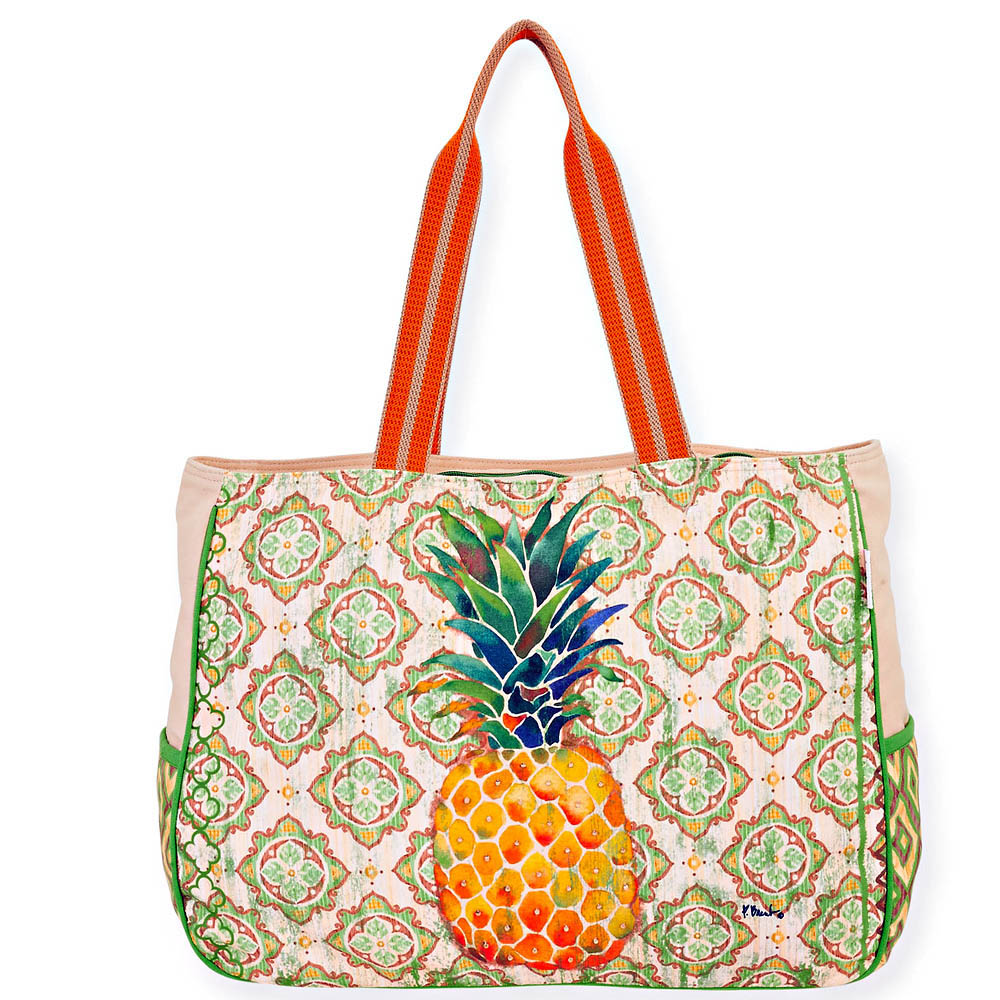 Paul Brent Pineapple Beach Tote