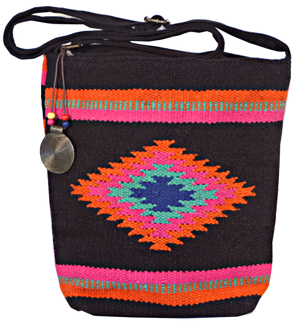 Diamond Geometric Southwestern Shoulder Bag