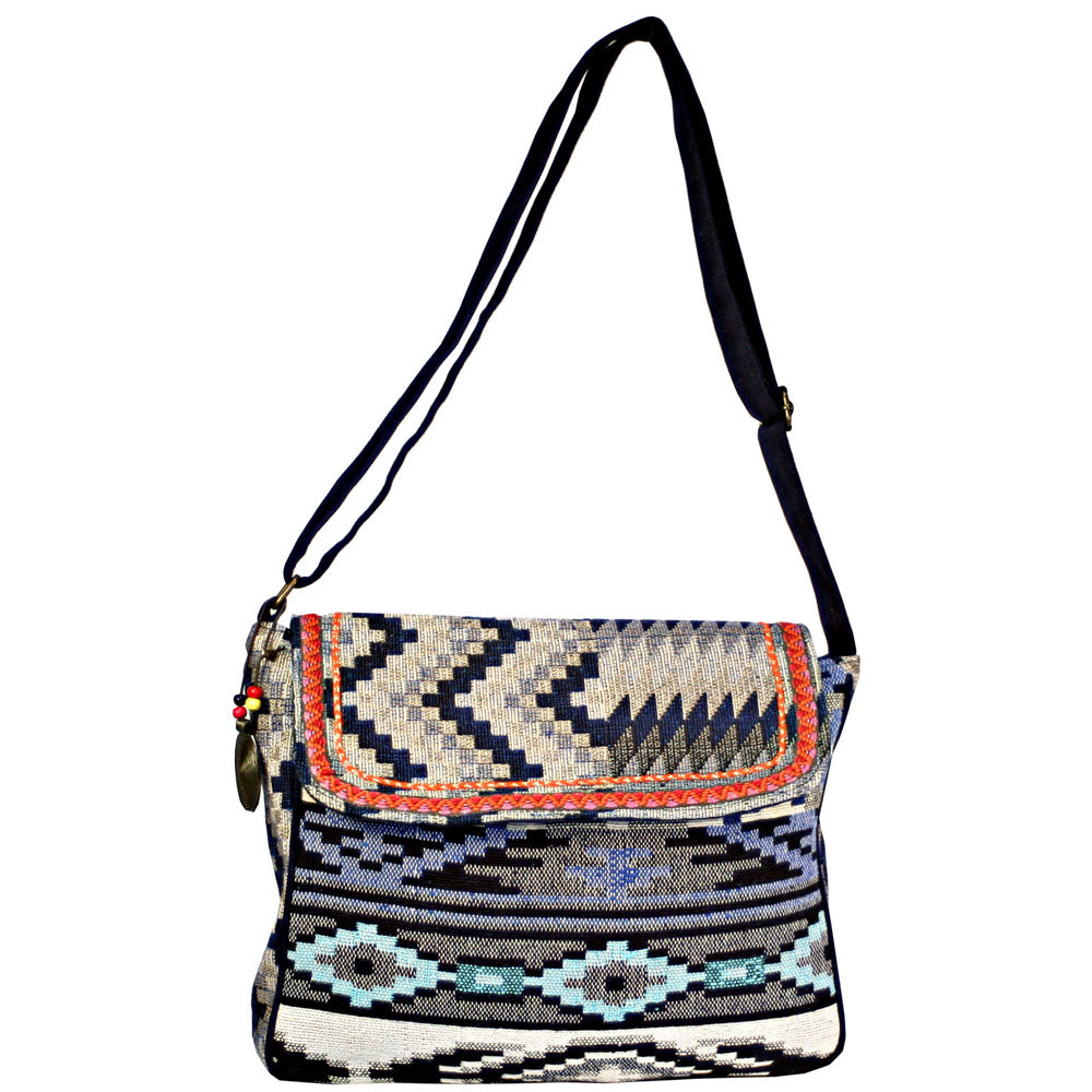 Desert Moon Geometric Crossbody Messenger Bag