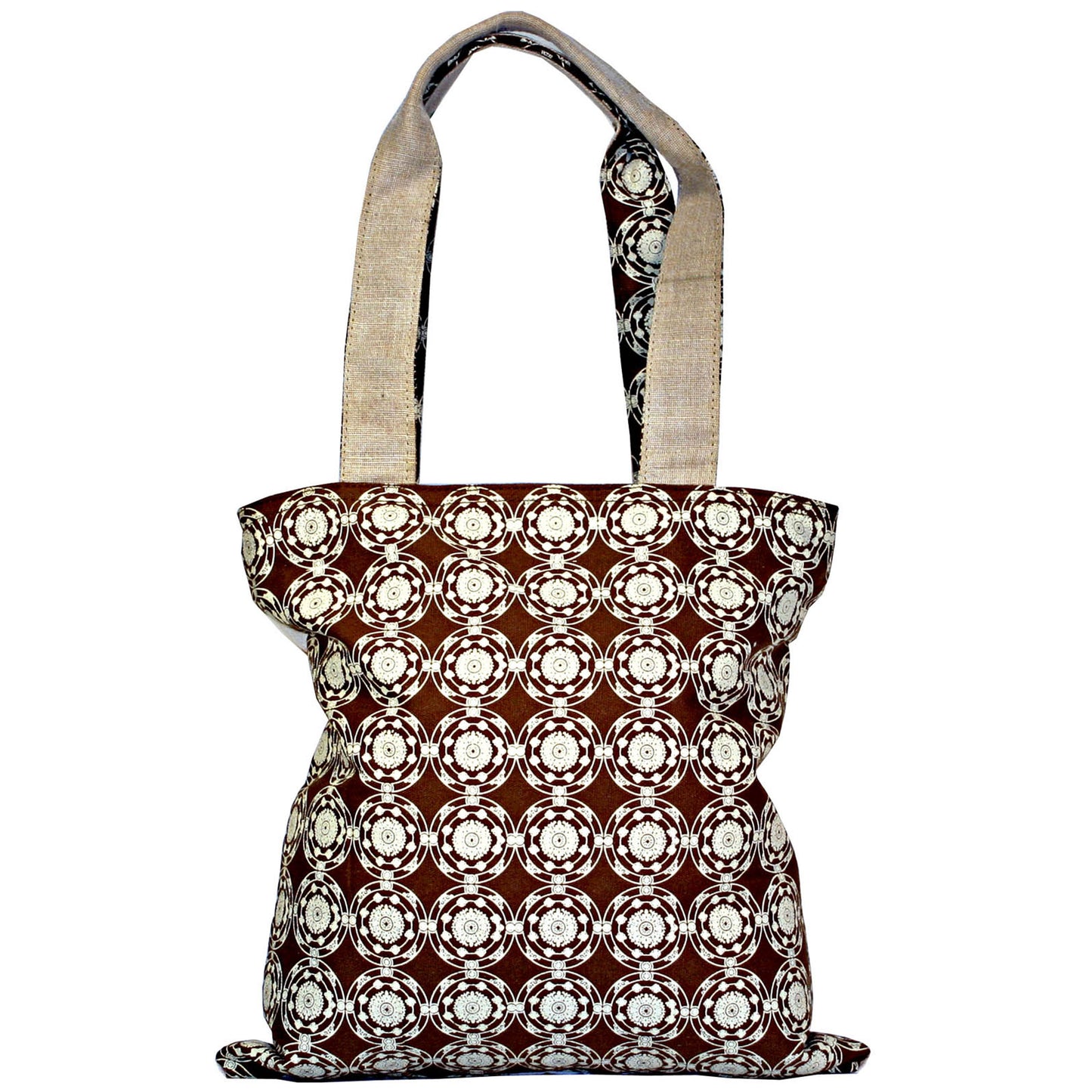 Starfish & Seashell Tan Beach Tote