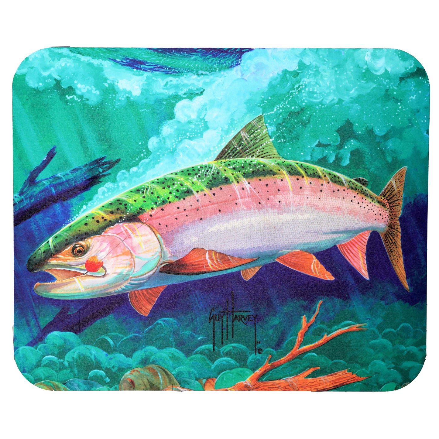 Guy Harvey Cooler Mat EVA Foam Deck Pad Fits Yeti Coolers without wheels Non-Slip, Marine Grade