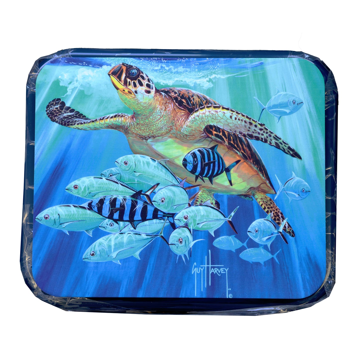 Guy Harvey Cooler Mat EVA Foam Deck Pad Fits Yeti Coolers without wheels Non-Slip, Marine Grade