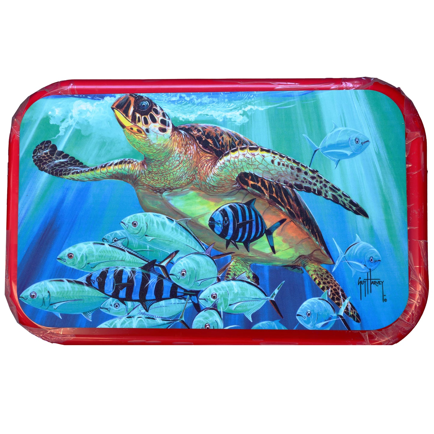 Guy Harvey Cooler Mat EVA Foam Deck Pad Fits Yeti Coolers without wheels Non-Slip, Marine Grade