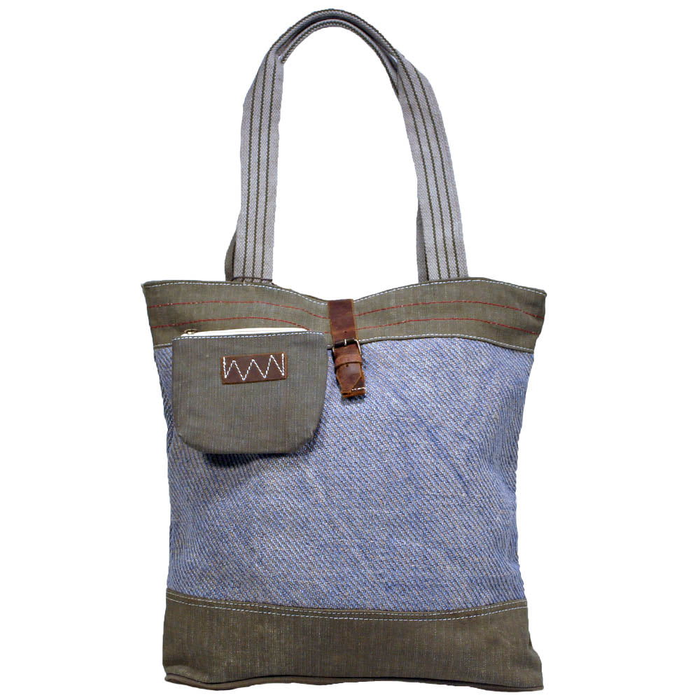 Uchi Recycled Canvas Tent Vintage Tote Bag