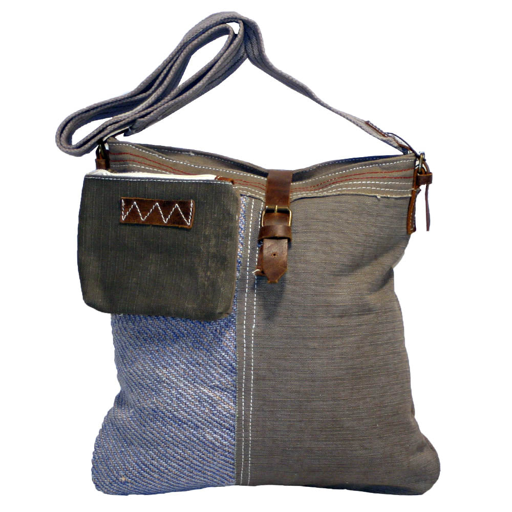 Uchi Recycled Canvas Tent Vintage Crossbody Bag
