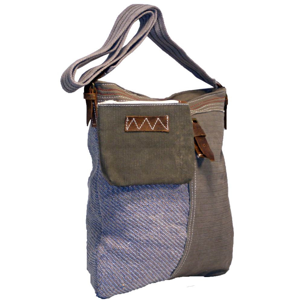 Uchi Recycled Canvas Tent Vintage Crossbody Bag