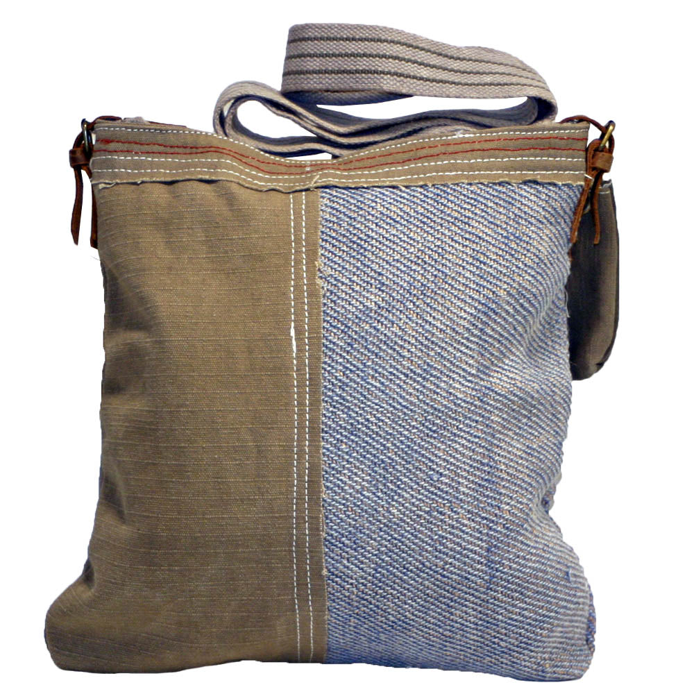 Uchi Recycled Canvas Tent Vintage Crossbody Bag
