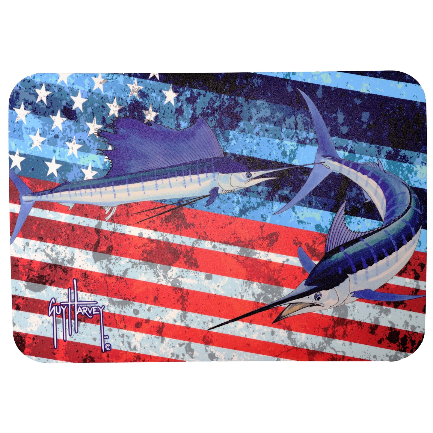 Guy Harvey Cooler Mat EVA Foam Deck Pad Fits Yeti Coolers without wheels Non-Slip, Marine Grade
