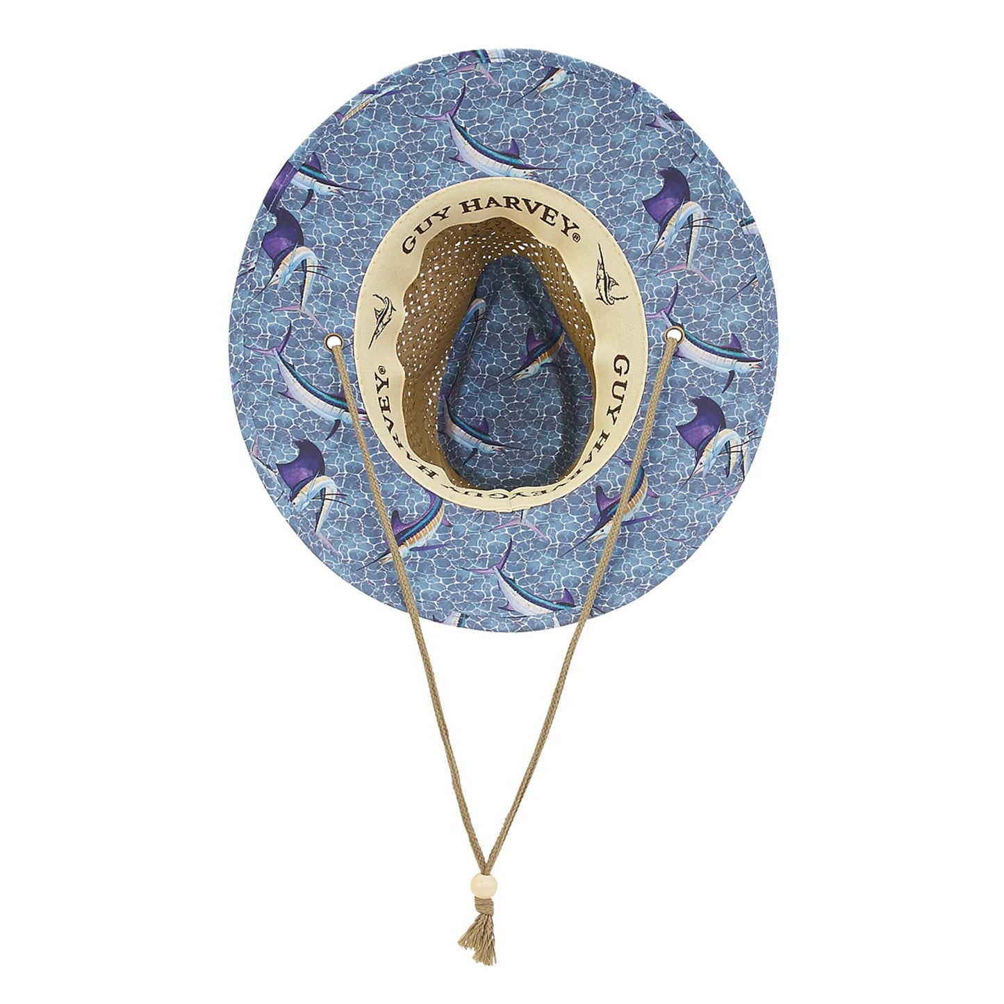 Guy Harvey Natural Rush Straw 3.25 Brim Jumping Sailfish