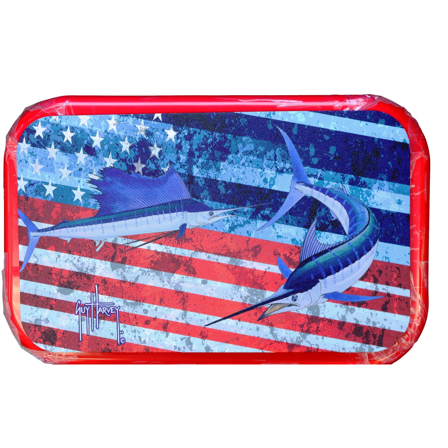 Guy Harvey Cooler Mat EVA Foam Deck Pad Fits Yeti Coolers without wheels Non-Slip, Marine Grade