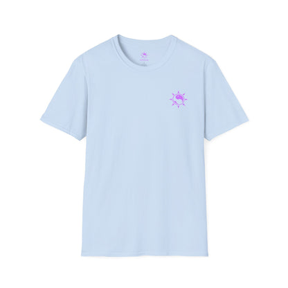 SoliVisk Coastal Collection – Māori Purple Sea Turtle Unisex Graphic Tee Shirt