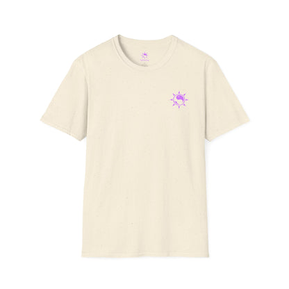 SoliVisk Coastal Collection – Māori Purple Sea Turtle Unisex Graphic Tee Shirt