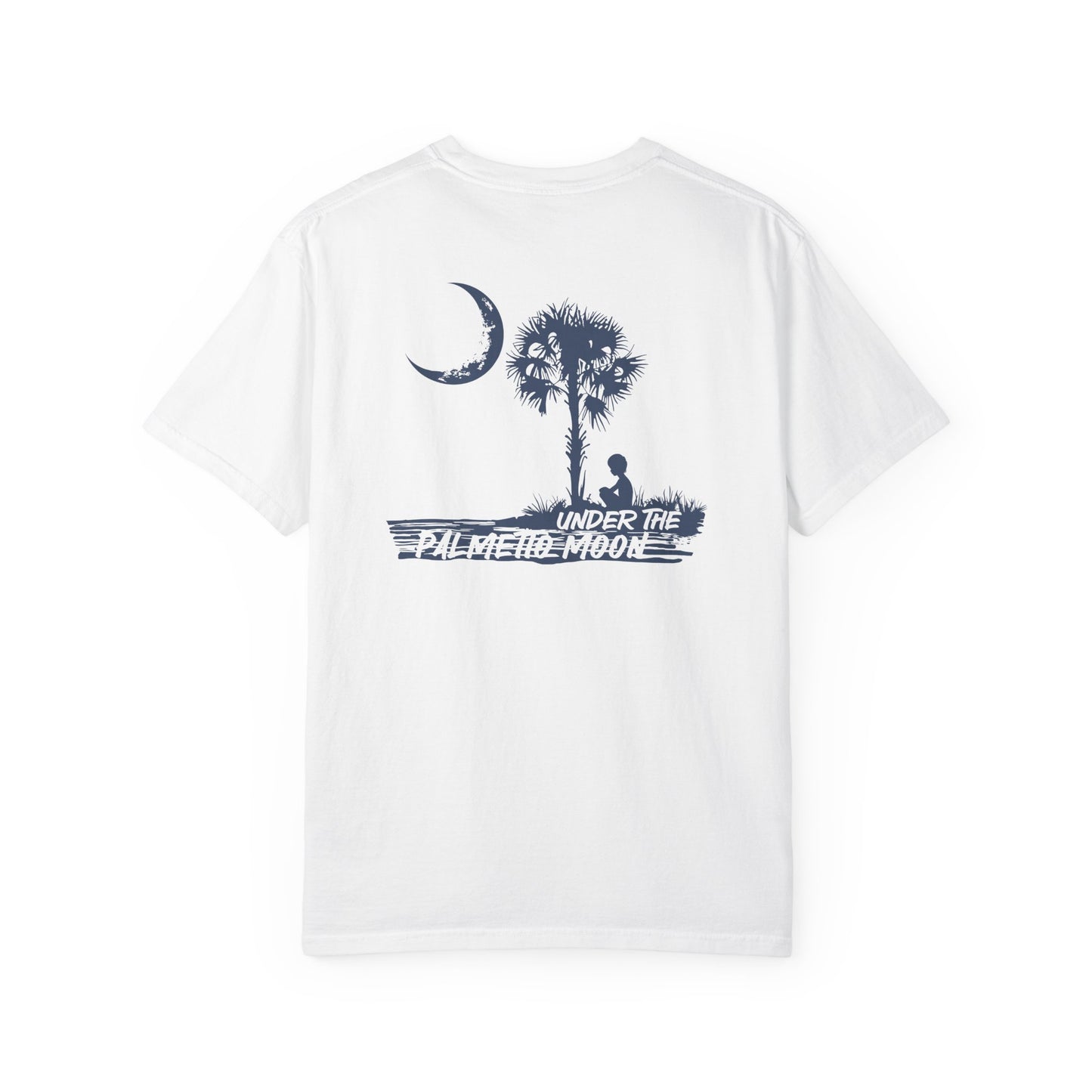 SoliVisk “Under the Palmetto Moon” Tee – A Soulful Tribute to South Carolina Evenings and Moonlit Memories