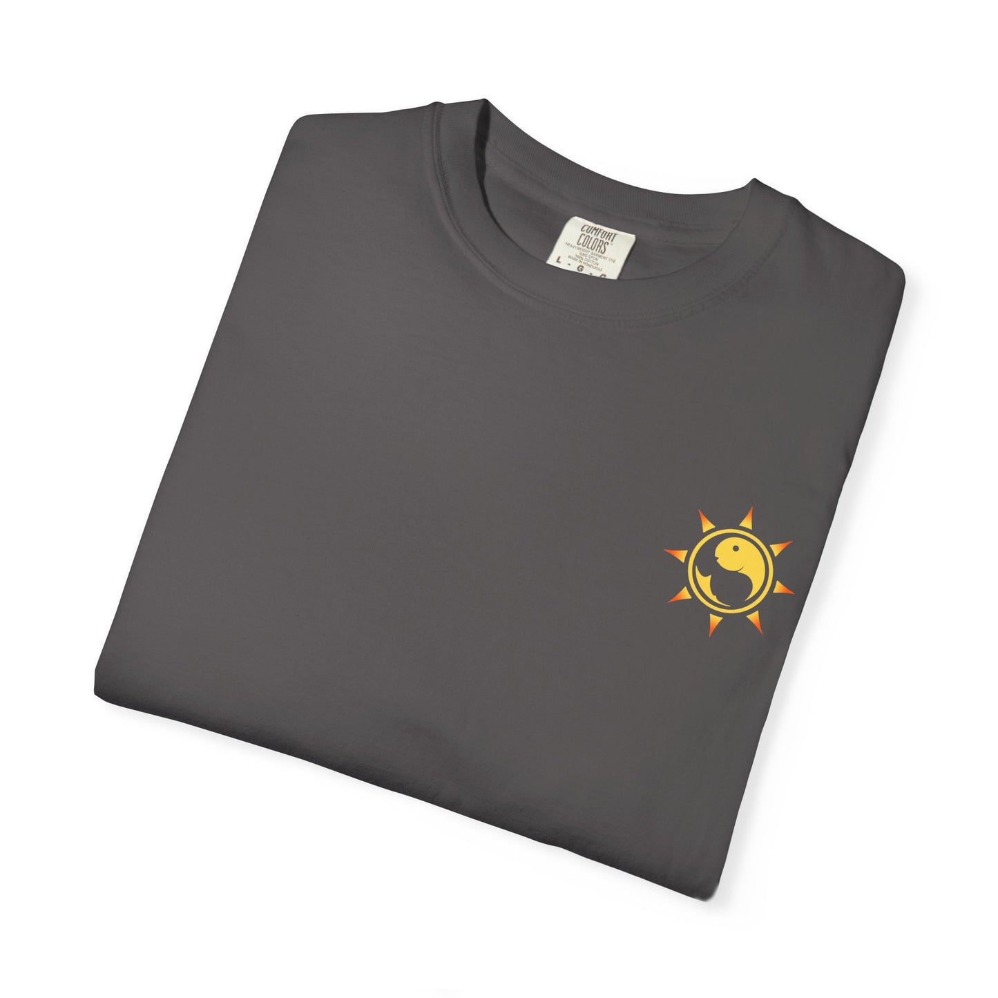 SoliVisk Māori Sun Burst Yellow Sea Turtle Unisex Tee Shirt