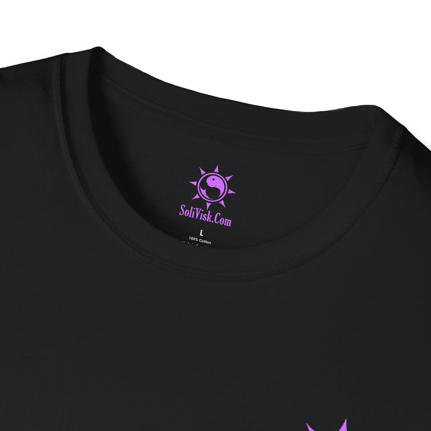 SoliVisk Coastal Collection – Māori Purple Sea Turtle Unisex Graphic Tee Shirt
