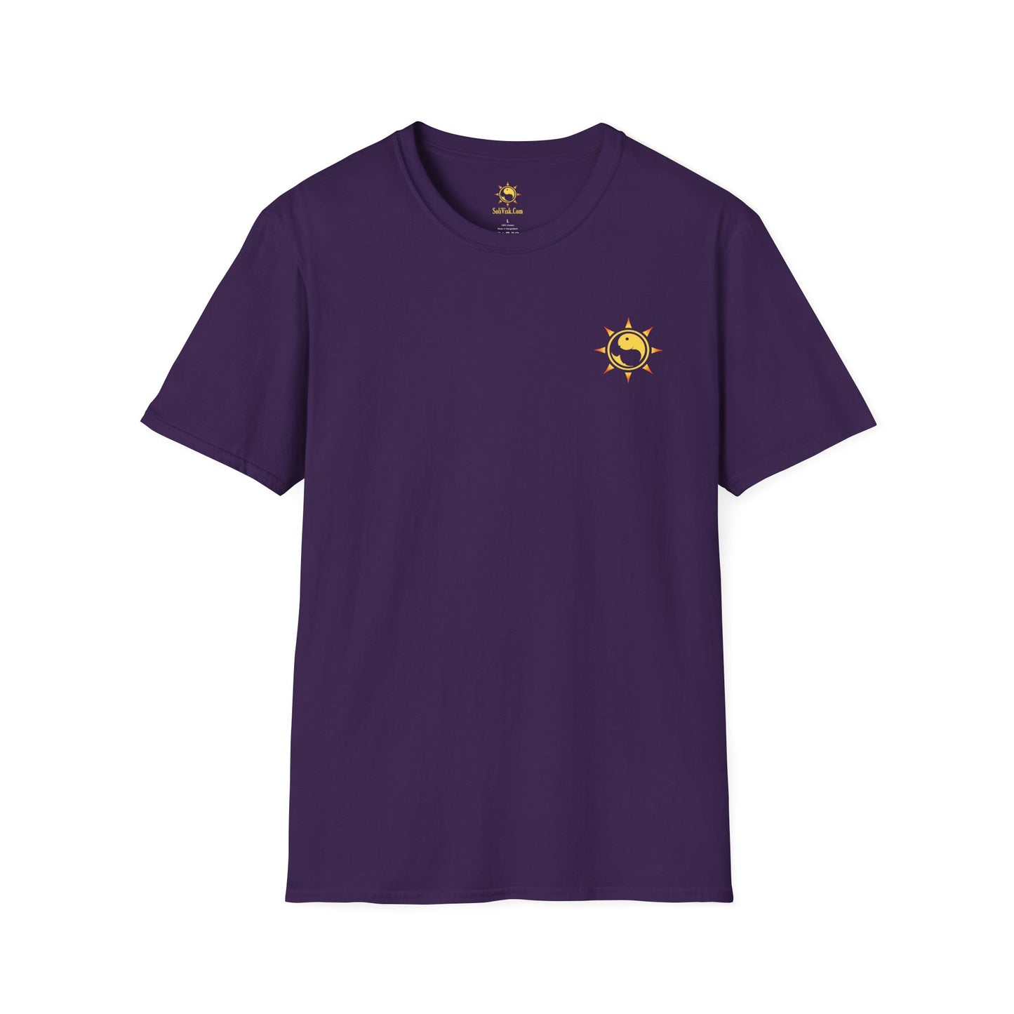 SoliVisk Coastal Collection – Māori Sun Burst Yellow Sea Turtle Unisex Graphic Tee Shirt