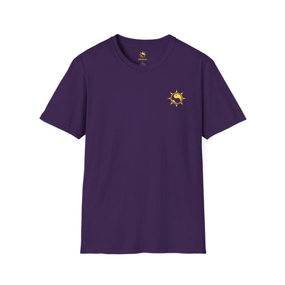 SoliVisk Coastal Collection – Māori Sun Burst Yellow Sea Turtle Unisex Graphic Tee Shirt