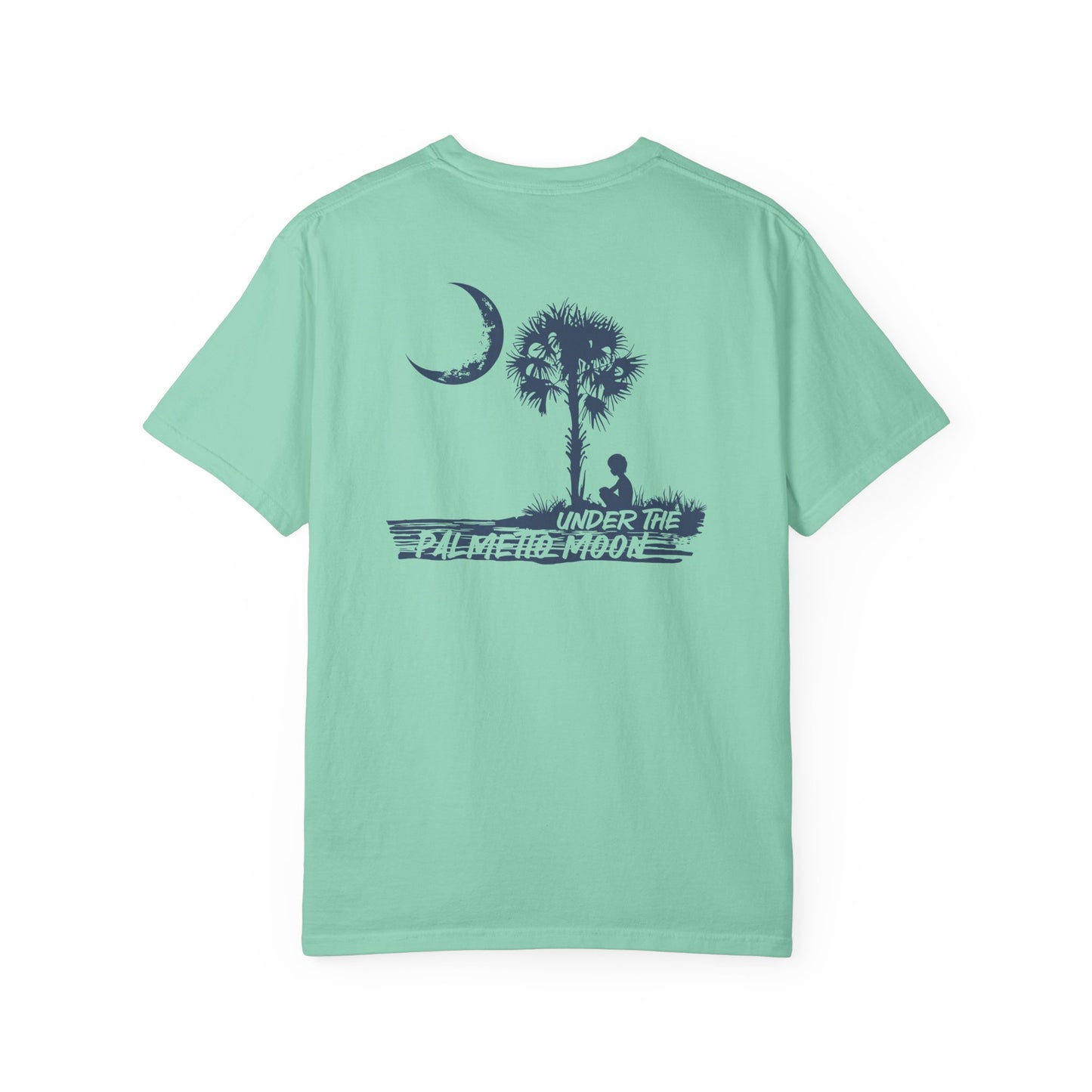 SoliVisk “Under the Palmetto Moon” Tee – A Soulful Tribute to South Carolina Evenings and Moonlit Memories