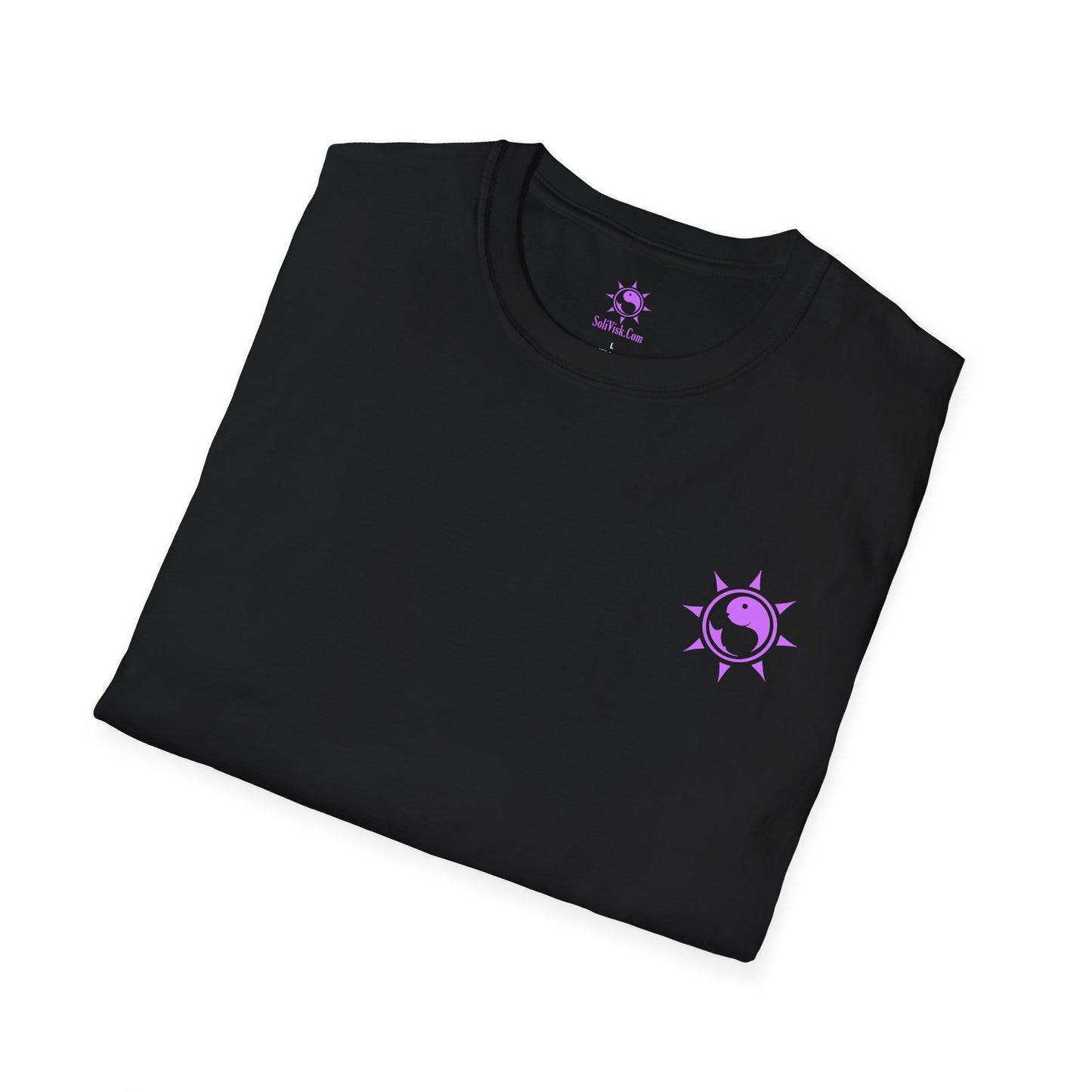 SoliVisk Coastal Collection – Māori Purple Sea Turtle Unisex Graphic Tee Shirt