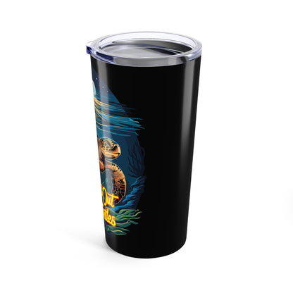 SoliVisk Coastal Collection “Lights Out for Sea Turtles” 20oz Insulated Tumble