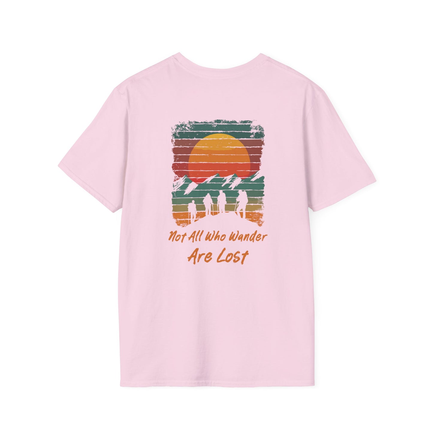 Not All Who Wander Are Lost" Unisex T-Shirt – Adventure-Inspired Graphic Tee for Travelers & Free Spirits