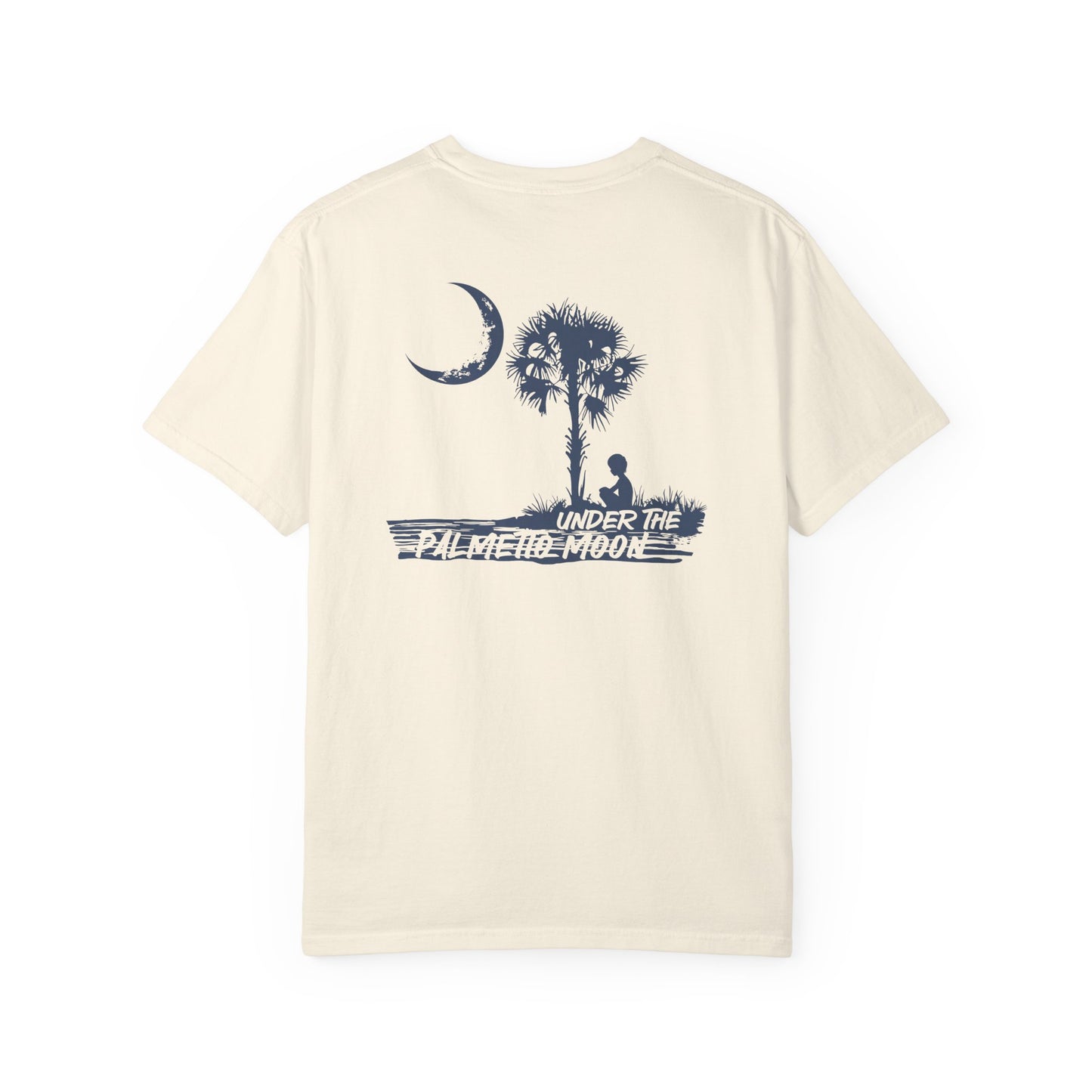 SoliVisk “Under the Palmetto Moon” Tee – A Soulful Tribute to South Carolina Evenings and Moonlit Memories