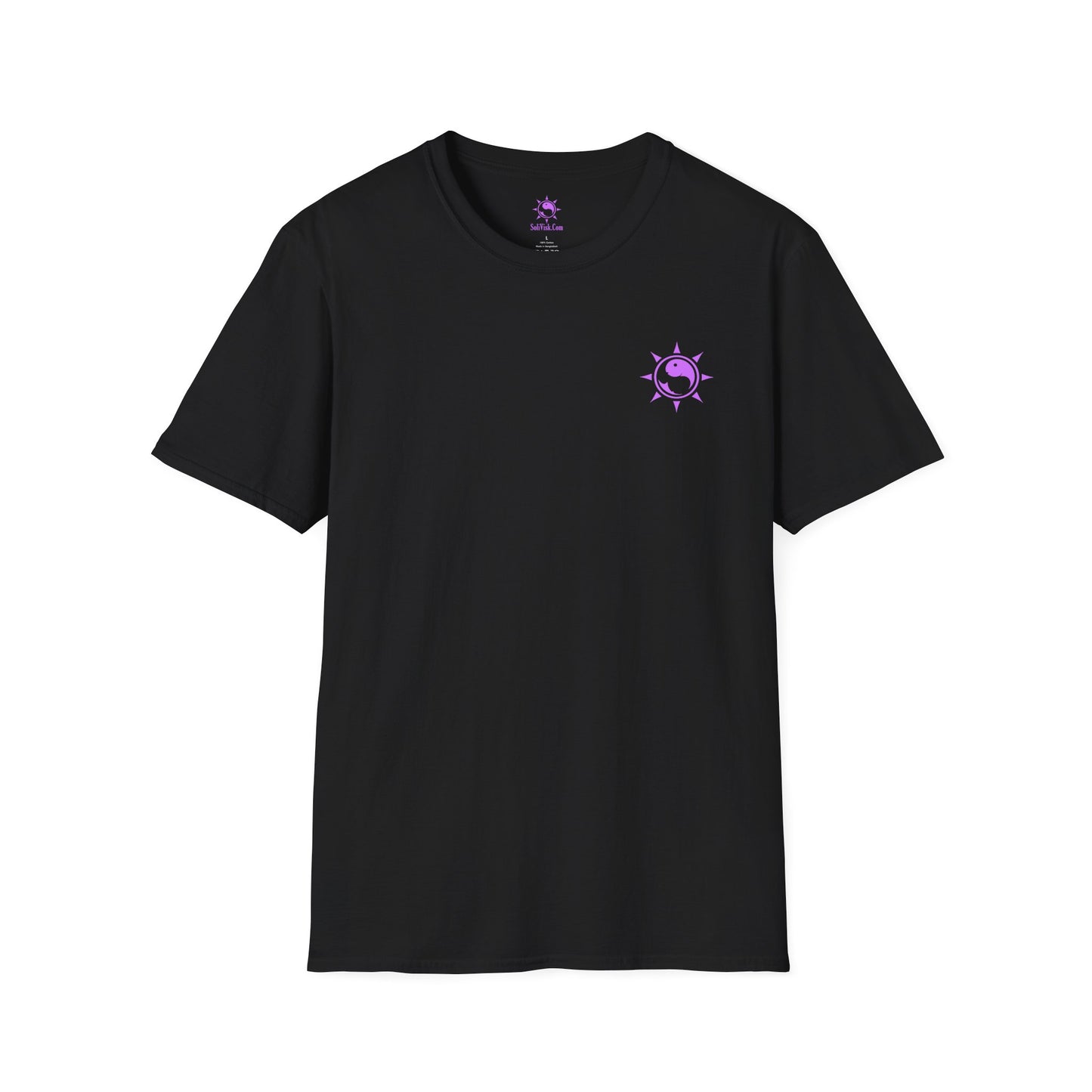 SoliVisk Coastal Collection – Māori Purple Sea Turtle Unisex Graphic Tee Shirt