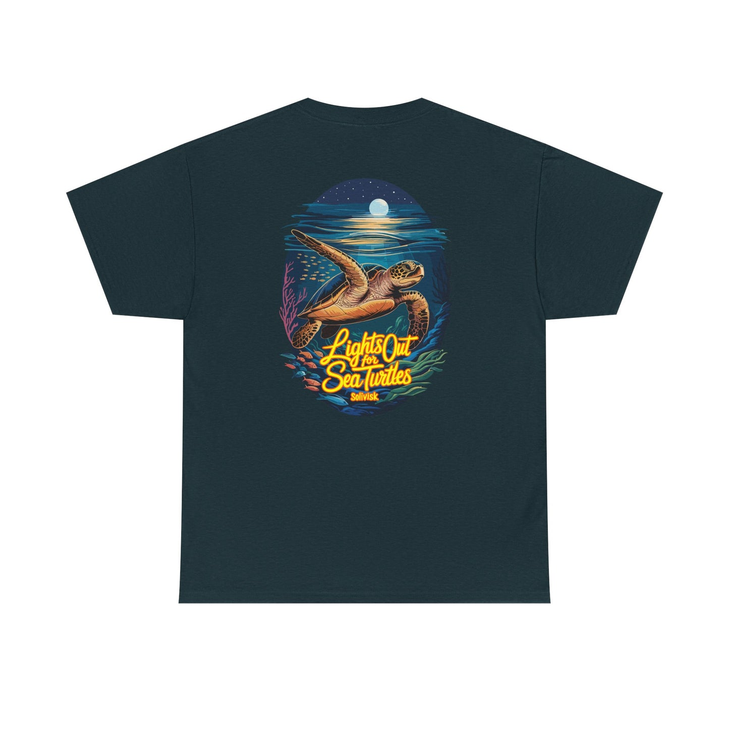 Lights Out for Sea Turtles Unisex T-Shirt– Solivisk Coastal Collection