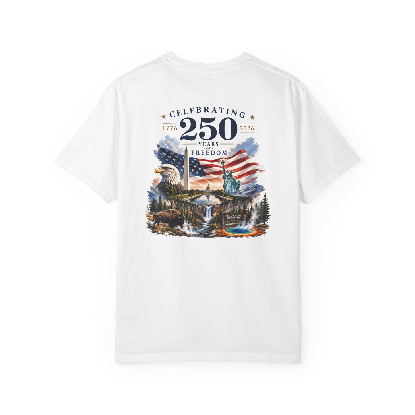 America 250 Shirt 1776–2026 Patriotic Comfort Colors T-Shirt for Independence Day
