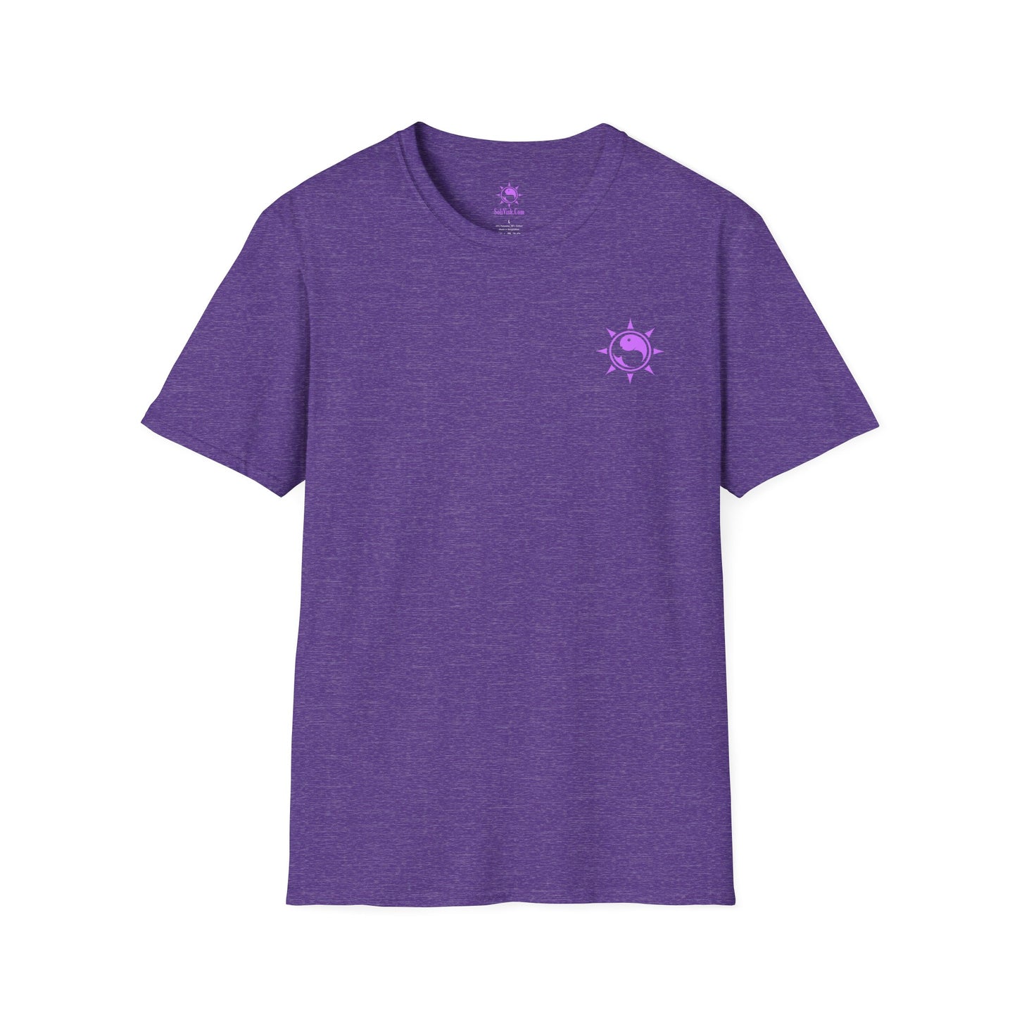 SoliVisk Coastal Collection – Māori Purple Sea Turtle Unisex Graphic Tee Shirt