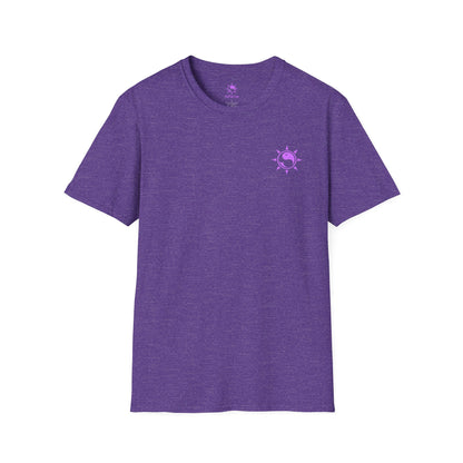 SoliVisk Coastal Collection – Māori Purple Sea Turtle Unisex Graphic Tee Shirt