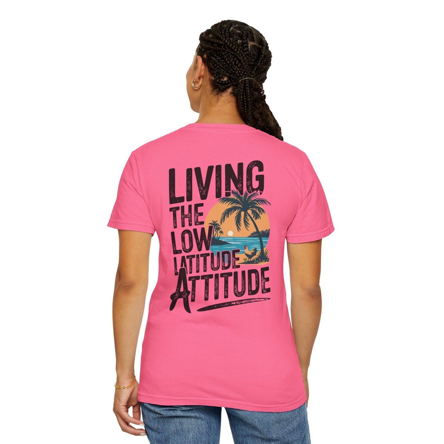 SoliVisk Living the Low Latitude Attitude T-Shirt – Made for Sand, Sun, and Zero Accountability