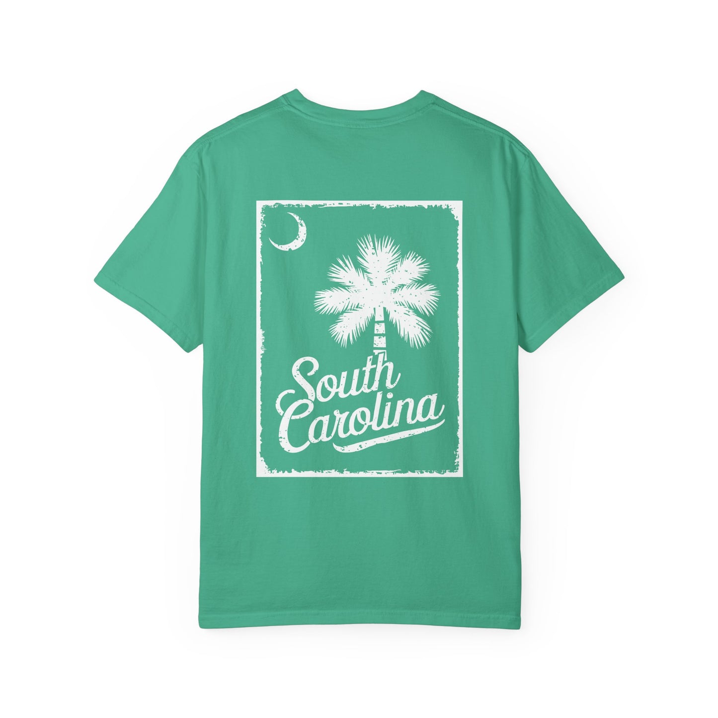 SoliVisk No Matter If You Were Born Here or Just Bought the T-Shirt  You’ll Look the Part in This South Carolina Palmetto Moon Tee