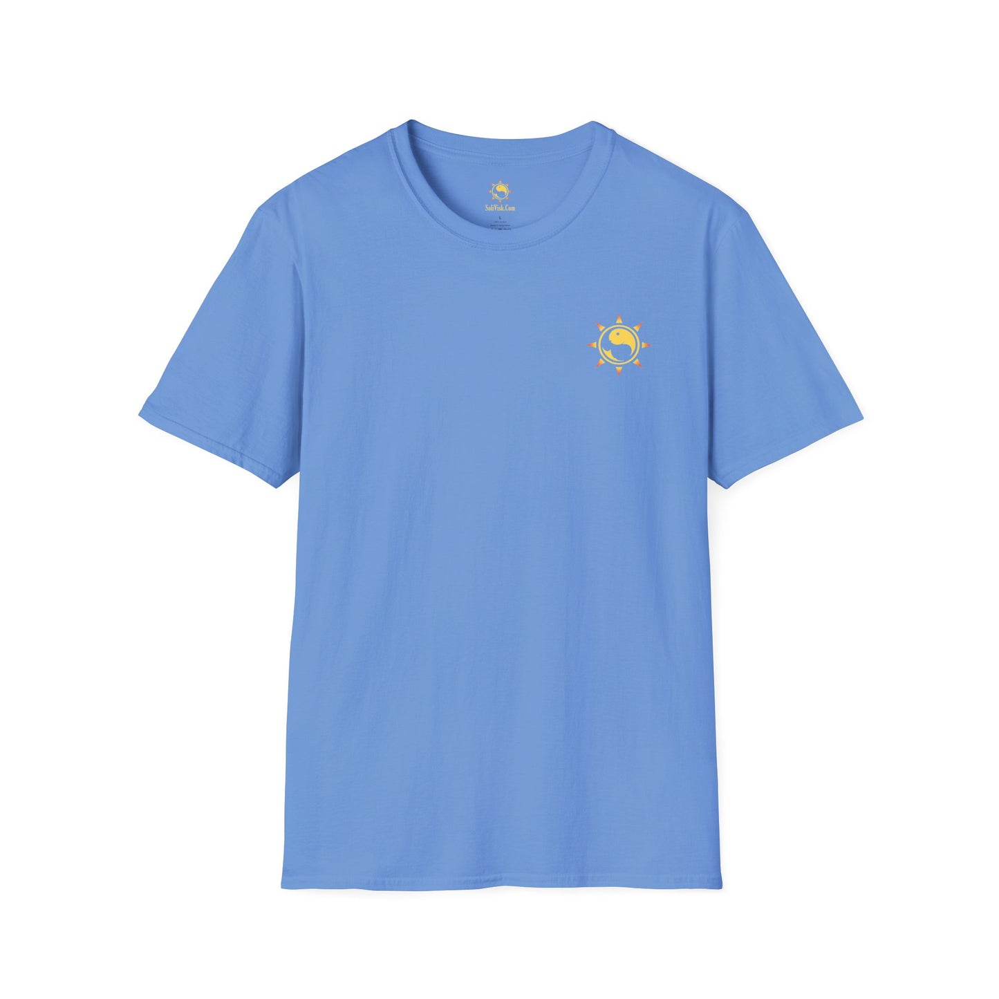 SoliVisk Coastal Collection – Māori Sun Burst Yellow Sea Turtle Unisex Graphic Tee Shirt