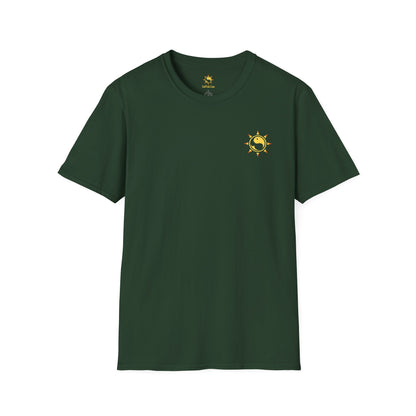 SoliVisk Coastal Collection – Māori Sun Burst Yellow Sea Turtle Unisex Graphic Tee Shirt