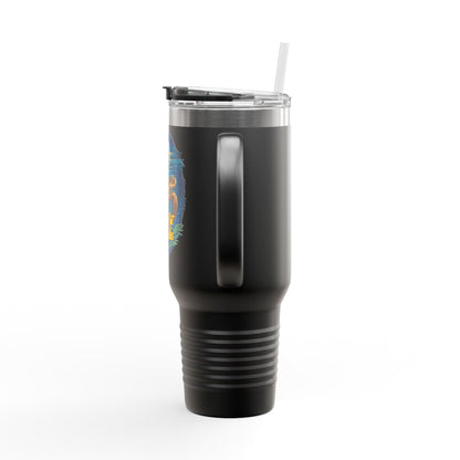 SoliVisk Coastal Collection Lights Out for Sea Turtles 40oz Insulated Travel Mug