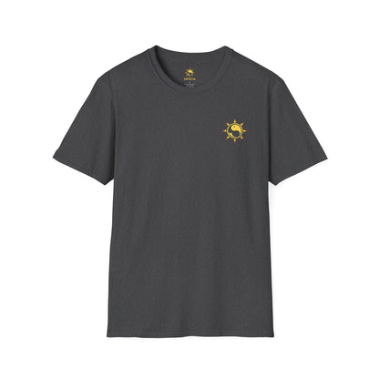 SoliVisk Coastal Collection – Māori Sun Burst Yellow Sea Turtle Unisex Graphic Tee Shirt