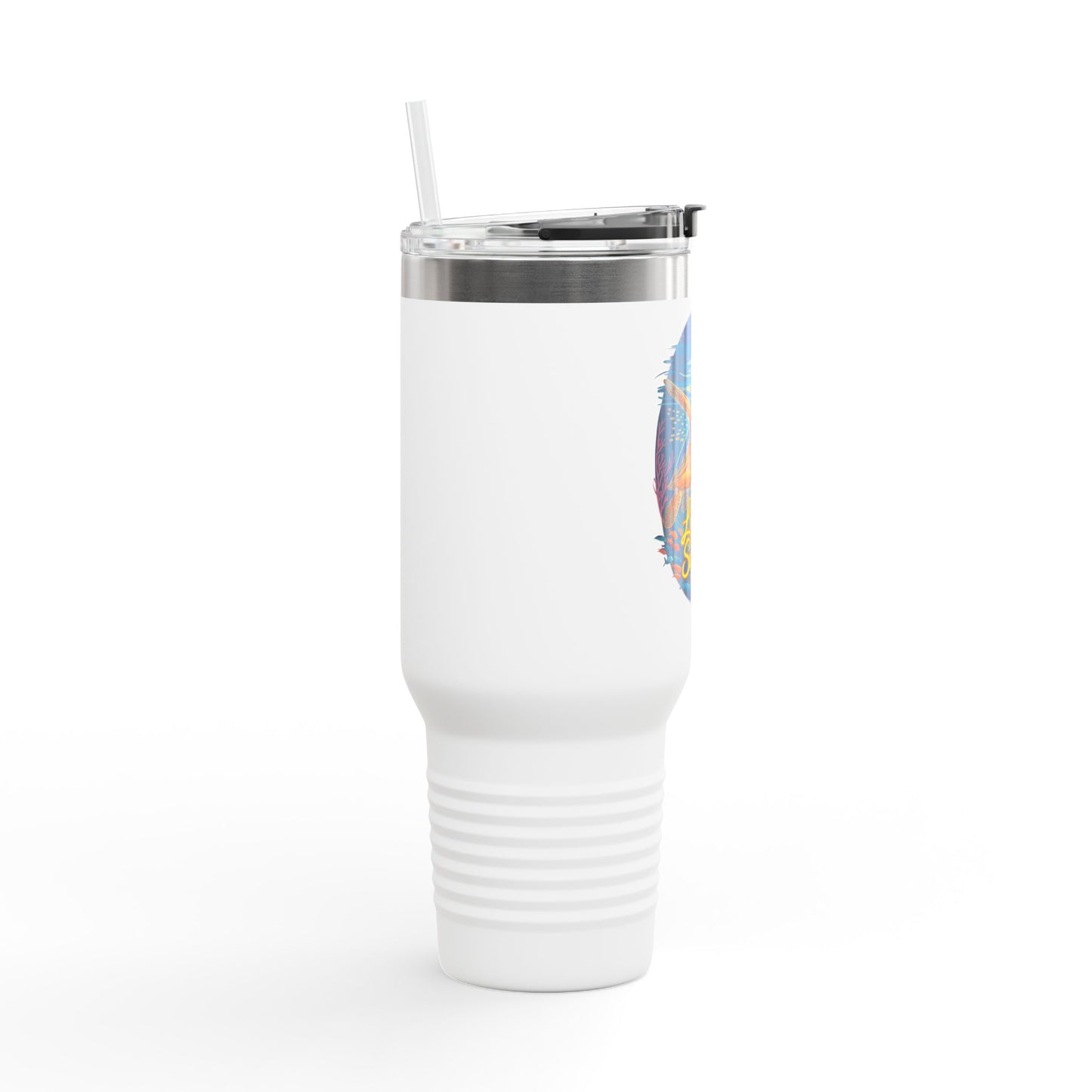 SoliVisk Coastal Collection Lights Out for Sea Turtles 40oz Insulated Travel Mug