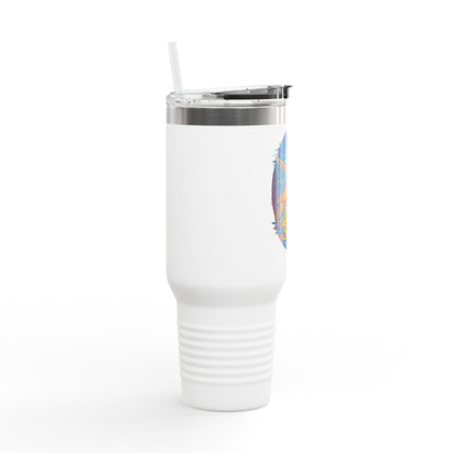 SoliVisk Coastal Collection Lights Out for Sea Turtles 40oz Insulated Travel Mug