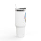 SoliVisk Coastal Collection Lights Out for Sea Turtles 40oz Insulated Travel Mug