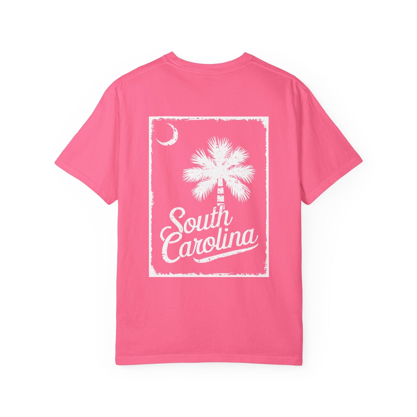 SoliVisk No Matter If You Were Born Here or Just Bought the T-Shirt  You’ll Look the Part in This South Carolina Palmetto Moon Tee